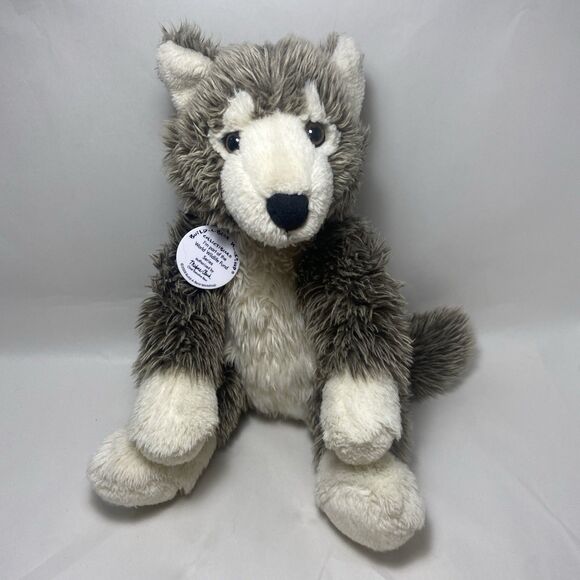 Build A Bear Workshop World Wildlife Fund WWF Gray Timber Wolf Plush BAB - Picture 7 of 7